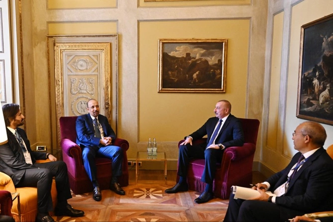 İlham Əliyev Səudiyyə Ərəbistanının investisiya naziri ilə görüşdü