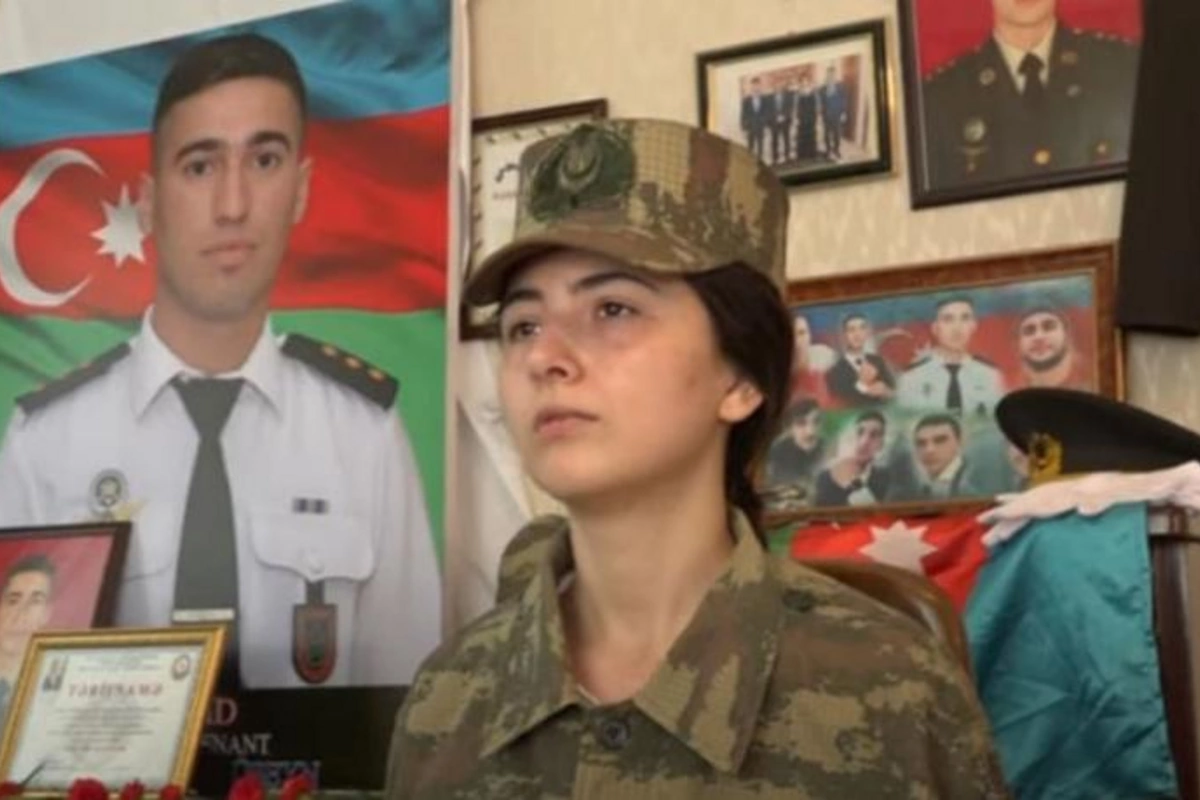 Şəhidin nişanlısı: “İlk görüşdə mən yaşıl paltarda idim, son görüşdə o” — VİDEO