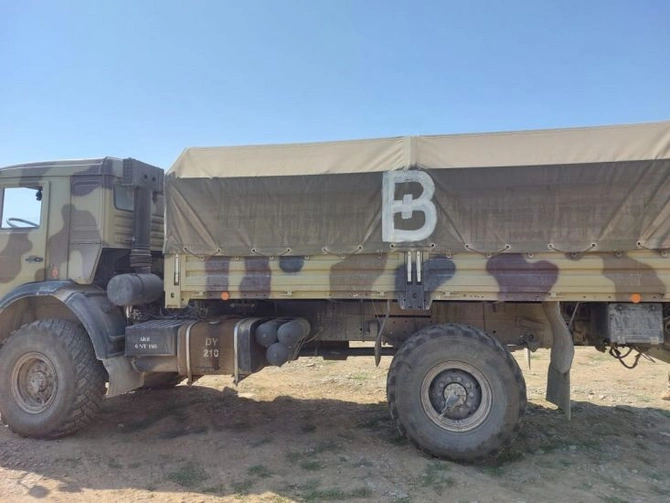 Azərbaycan Ordusuna aid maşın karvanında “Z” işarəsi nəyi bildirir? — AÇIQLAMA (FOTOLAR)