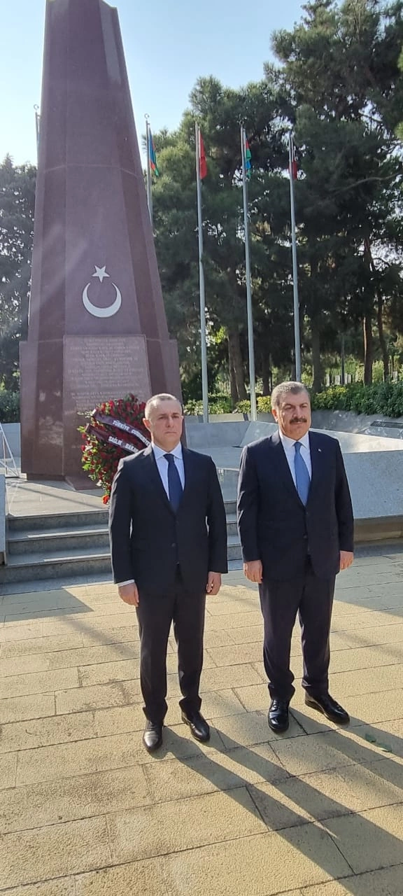 Türkiyənin səhiyyə naziri ölkəmizdə səfərdədir — FOTOLAR