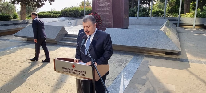 Türkiyənin səhiyyə naziri ölkəmizdə səfərdədir — FOTOLAR