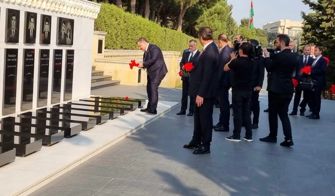 Türkiyənin səhiyyə naziri ölkəmizdə səfərdədir — FOTOLAR