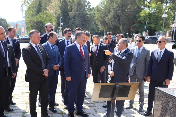 Türkiyənin səhiyyə naziri Şuşada — FOTOLAR