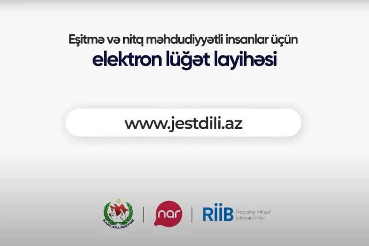 “Nar” ölkədə jest dilinin inkişafına töhfə verməyə davam edir