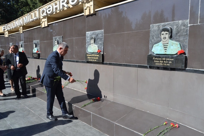 Füzulidə Anım Günü ilə bağlı tədbir keçirildi — FOTOLAR