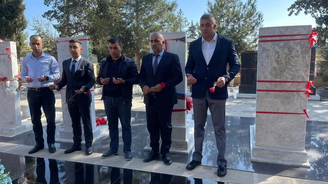 Salyanda şəhid Səyyad Mövsümov anıldı — FOTOLR