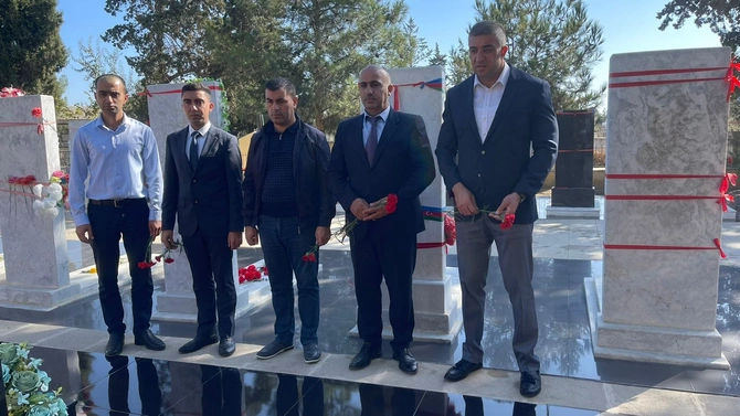 Salyanda şəhid Səyyad Mövsümov anıldı — FOTOLR