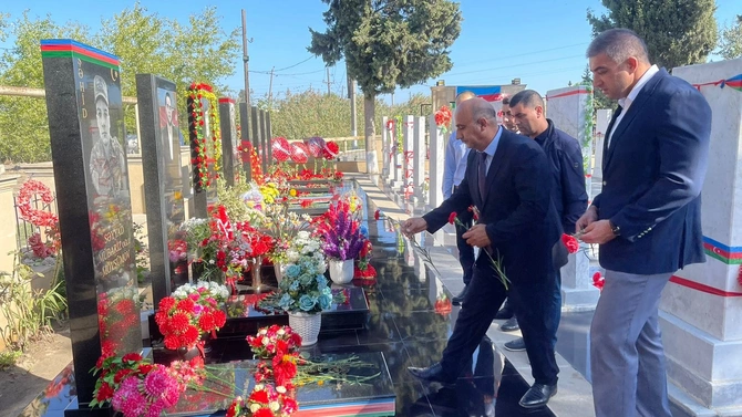 Salyanda şəhid Səyyad Mövsümov anıldı — FOTOLR