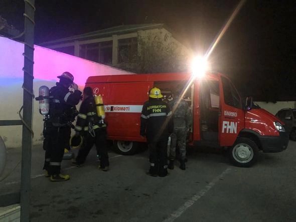 Novxanıda hoteldəki yanğın söndürüldü — FOTOLAR (YENİLƏNİB)