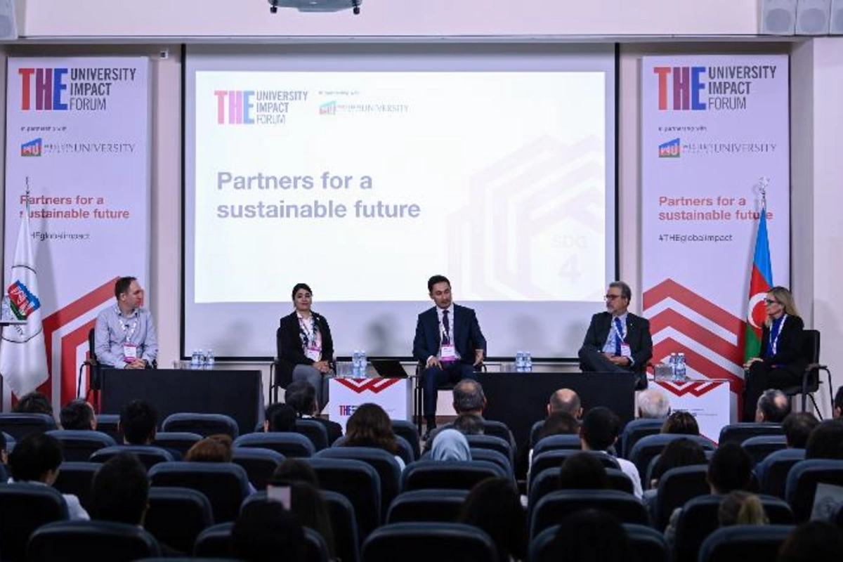Qərbi Kaspi Universiteti və Times Higher Education beynəlxalq təhsil forumu işə keçirdi — FOTO