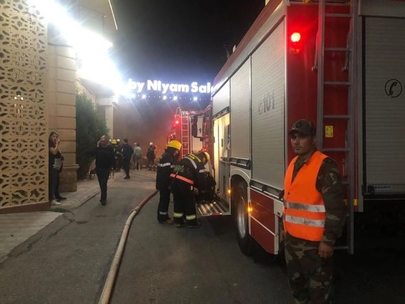 Novxanıda hoteldəki yanğın söndürüldü — FOTOLAR (YENİLƏNİB)