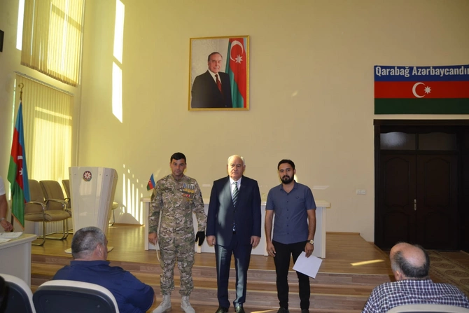 Füzuli sahibkarları şəhid ailələri və qaziləri işlə təmin etdi — FOTOLAR