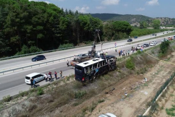 Türkiyədə turistləri daşıyan avtobus aşdı: 60-a yaxın yaralı var — FOTOLAR Türkiyədə turistləri daşıyan avtobus aşdı: 60-a yaxın yaralı var — FOTOLAR