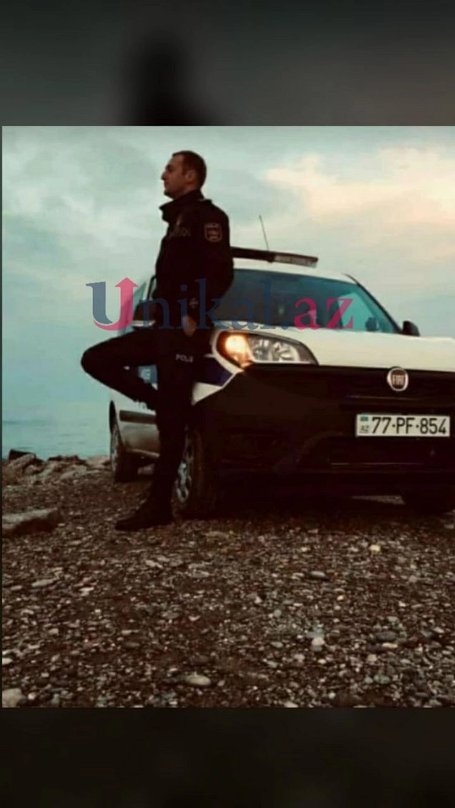 Həlak olan polisin FOTOLARI