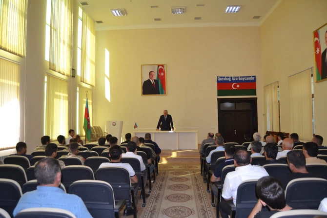 Füzuli sahibkarları şəhid ailələri və qaziləri işlə təmin etdi — FOTOLAR