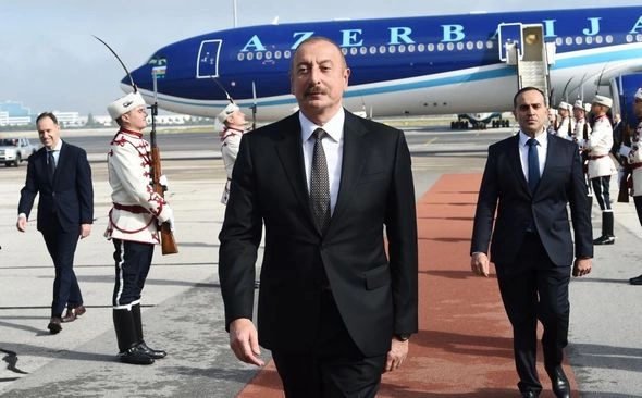Azərbaycan Prezidenti Bolqarıstana rəsmi səfər edib — FOTO