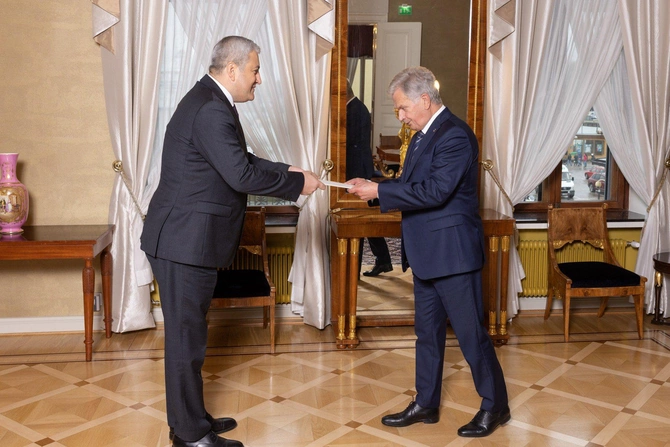 Azərbaycan səfiri Finlandiya Prezidenti ilə görüşüb — FOTO Azərbaycan səfiri Finlandiya Prezidenti ilə görüşüb — FOTO