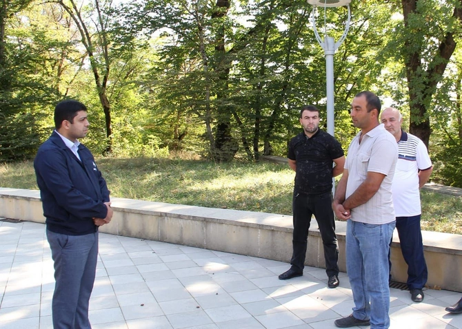 Növbəti Səyyar qəbul otağı Qusarda quruldu — FOTOLAR