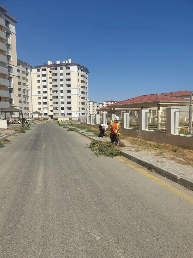 Abşeronda şəhid ailələrinin və qazilərin yaşadığı yaşayış kompleksində iməclik keçirildi — FOTOLAR
