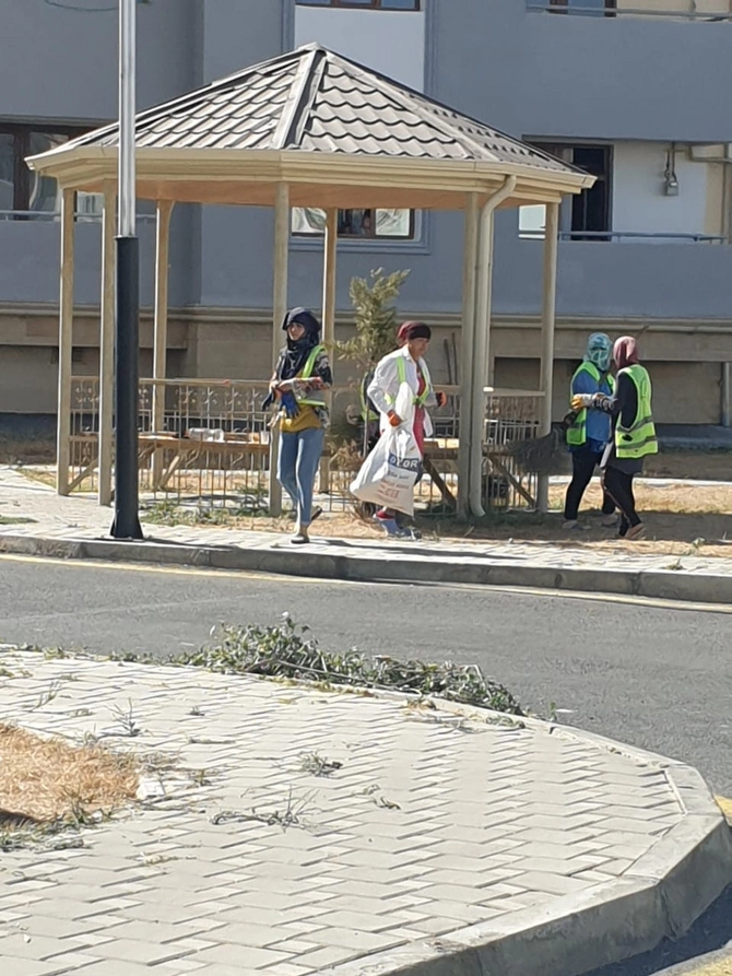 Abşeronda şəhid ailələrinin və qazilərin yaşadığı yaşayış kompleksində iməclik keçirildi — FOTOLAR