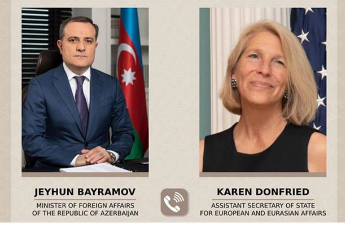 Ceyhun Bayramov Blinkenin köməkçisi ilə danışdı