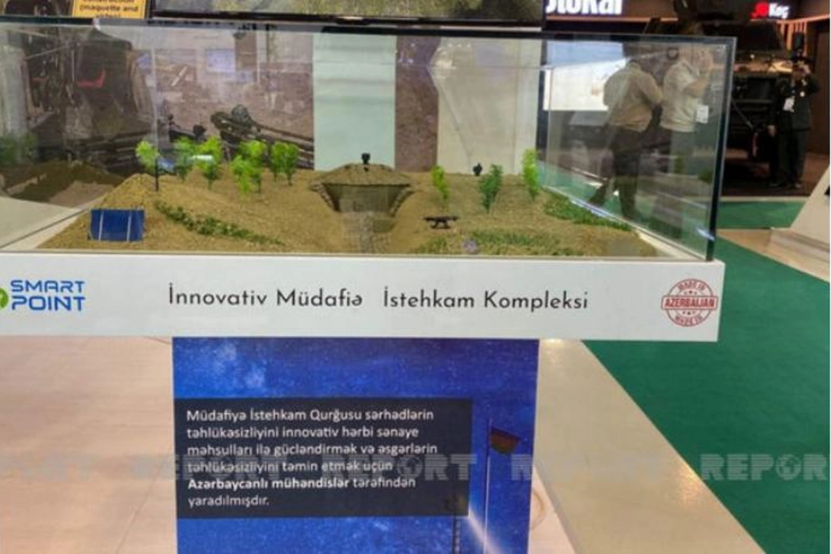 Azad edilən ərazilərdə yerləşdirilən İnnovativ Müdafiə İstehkam Kompleksi “ADEX”də nümayiş etdirildi — FOTO