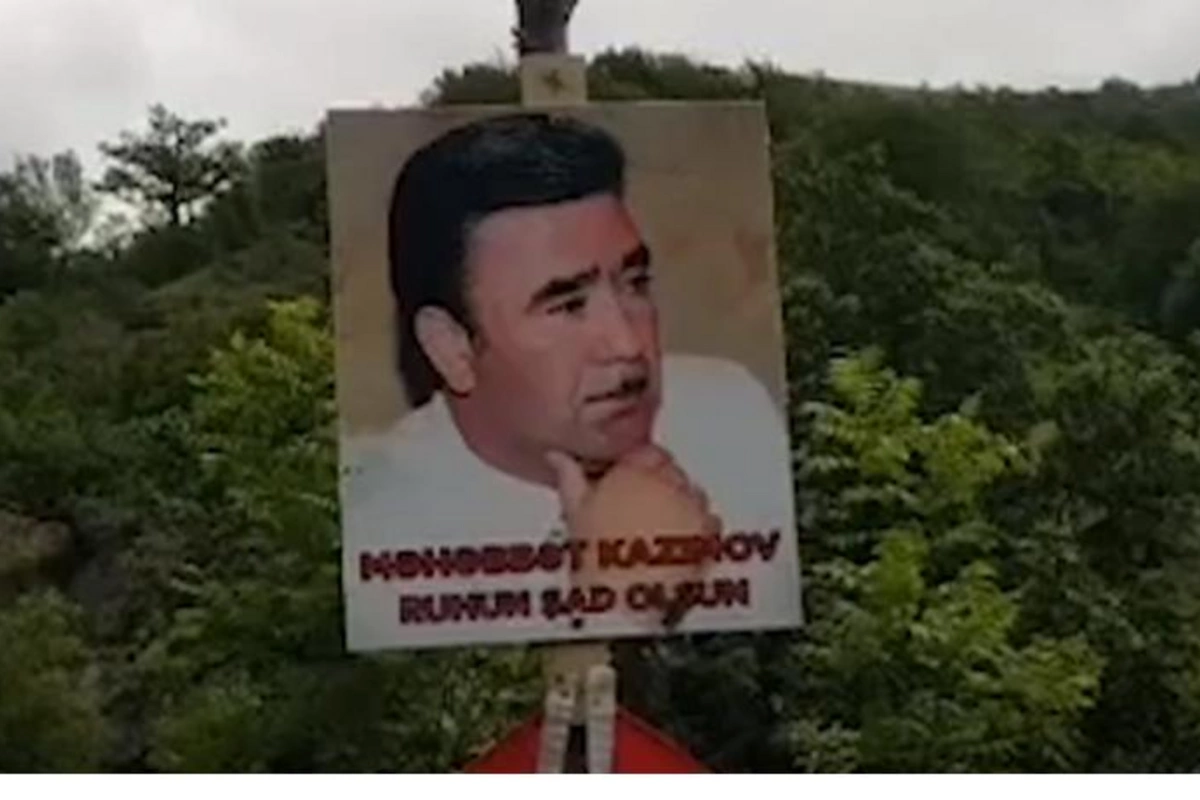 Məhəbbət Kazımovun fotosu doğulduğu kəndə asıldı — VİDEO