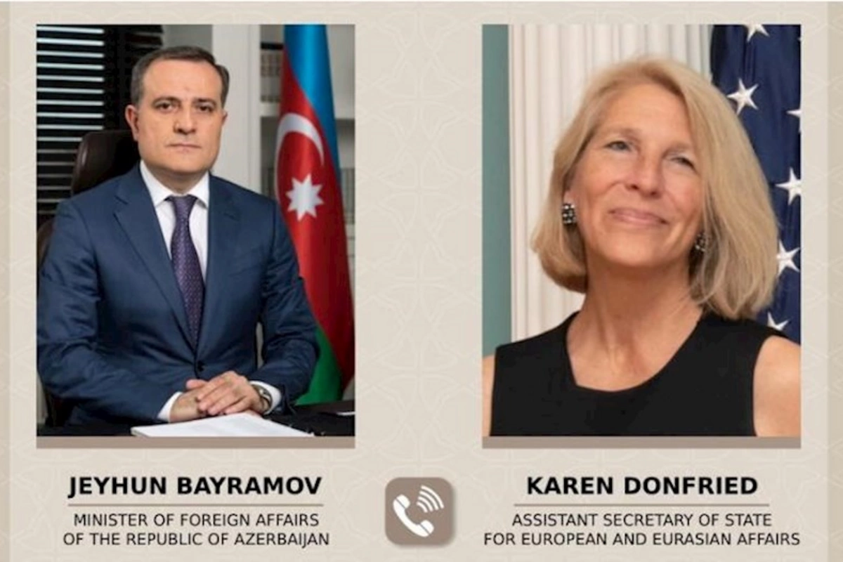 Bayramov Donfridlə Xankəndi-Laçın yolundakı vəziyyəti müzakirə etdi