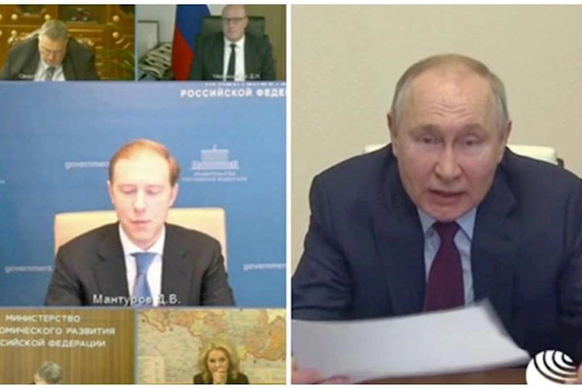 Putin naziri sərt tənqid etdi — “Niyə boş-boş oturursunuz?” (VİDEO)