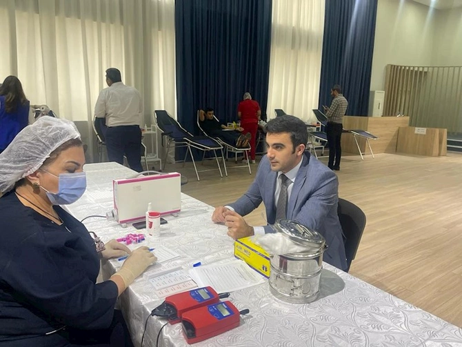 ETSN-də növbəti dəfə könüllü qanvermə aksiyası keçirilib — FOTO