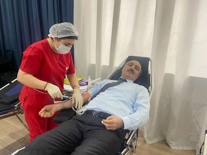 ETSN-də növbəti dəfə könüllü qanvermə aksiyası keçirilib — FOTO