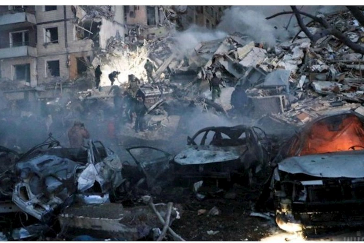 Ukraynaya raket hücumu: 5 ölü, 39 yaralı