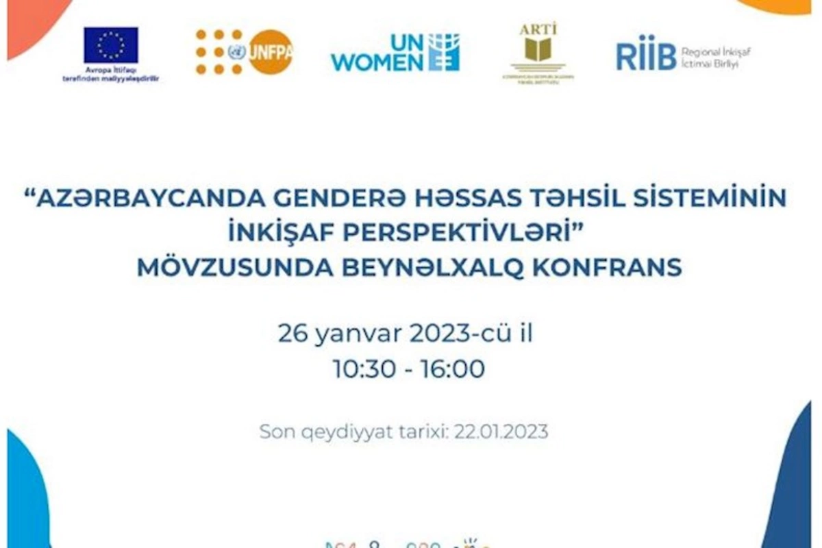 “Azərbaycanda genderə həssas təhsil sisteminin inkişaf perspektivləri” mövzusunda beynəlxalq konfrans keçiriləcək