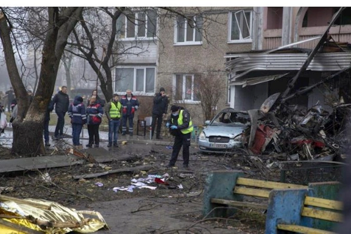 Brovarıda helikopter qəzasına görə üç günlük matəm elan edilib
