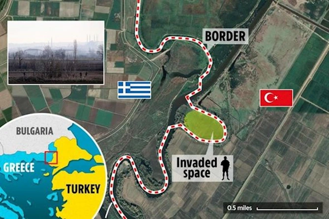 Yunanıstan Türkiyə ilə sərhəddə hasar tikmək üçün Aİ-dən pul istəyir — FOTO Yunanıstan Türkiyə ilə sərhəddə hasar tikmək üçün Aİ-dən pul istəyir — FOTO