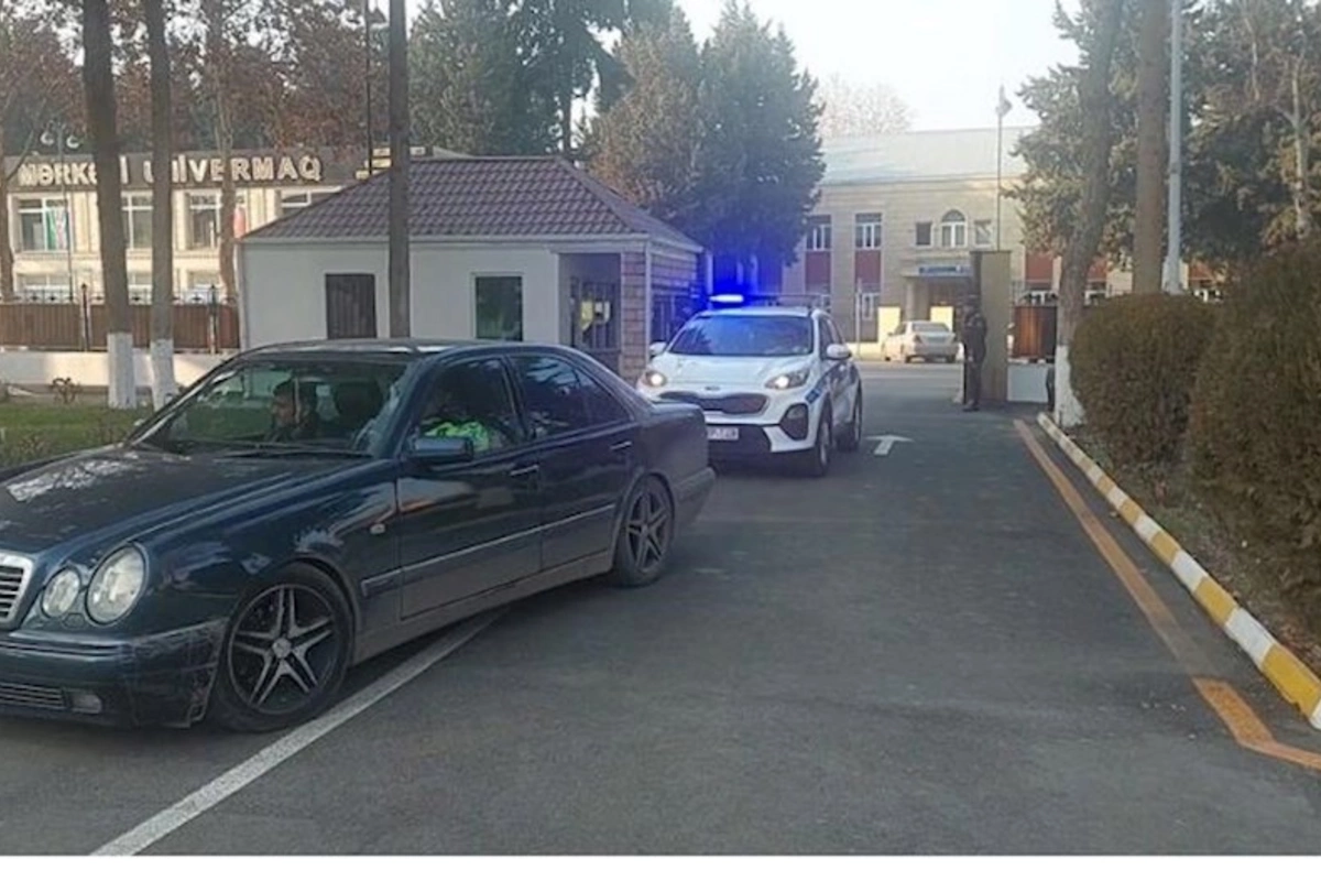 Ağstafada narkotikin təsiri altında avtomobili idarə edən taksi sürücüsü saxlanılıb — FOTO