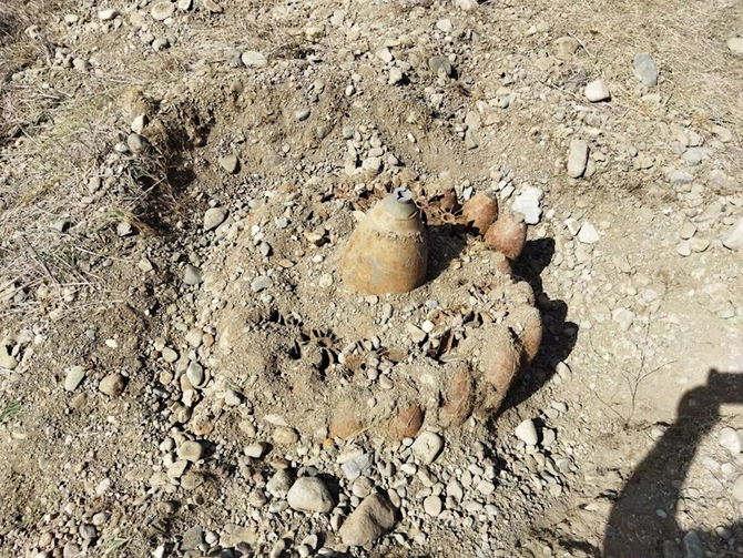 Ağdamda ölümcül gücə malik partlayıcı qurğular aşkarlanıb — FOTO
