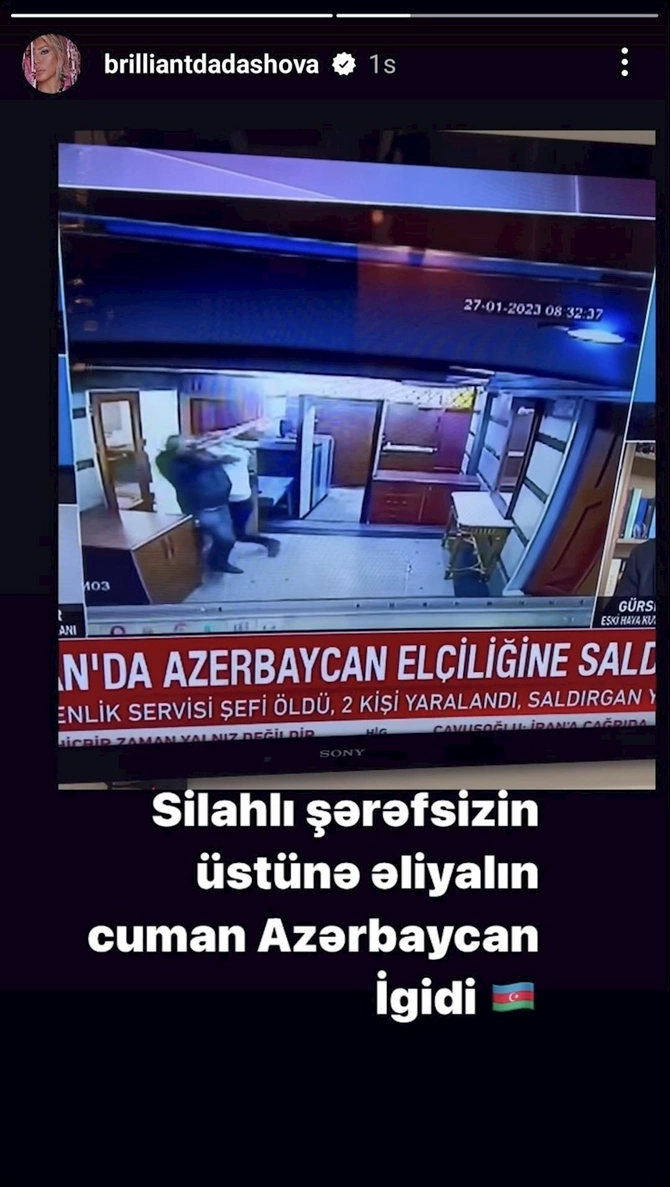 Məşhurlardan səfirliyimizdəki terrorla bağlı paylaşımlar — FOTOLAR