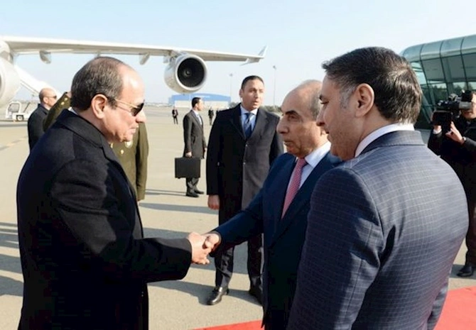 Misir Prezidenti Azərbaycana səfərə gəldi — FOTO