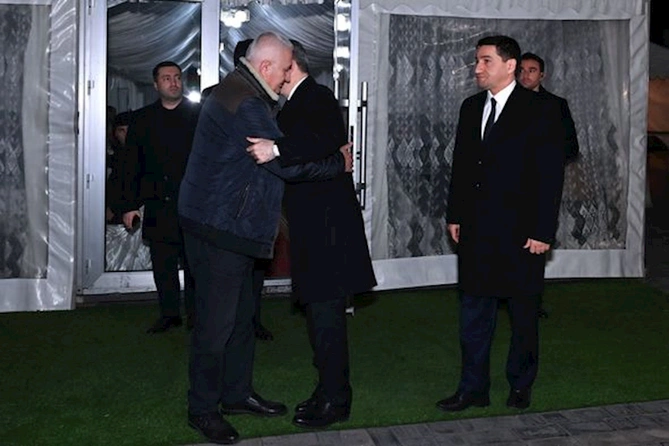 Ceyhun Bayramov və Hikmət Hacıyev Orxan Əsgərovun yas mərasimində olublar — FOTO