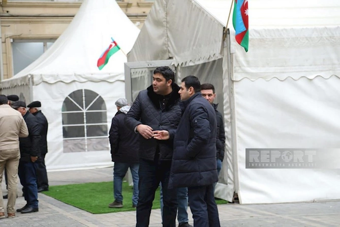 Orxan Əsgərovun yas mərasimindən FOTOLAR