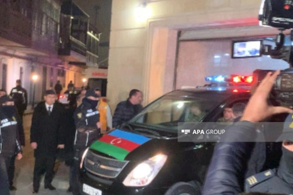 Şəhid Orxan Əsgərovun cənazəsi Təzə Pir məscidinə gətirilib — FOTO
