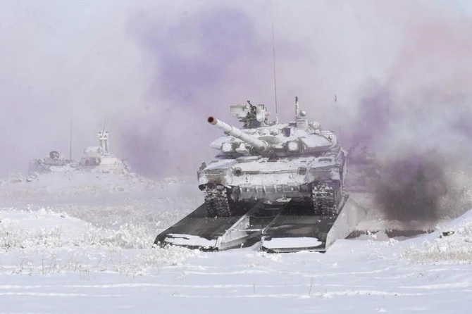 Azərbaycan tankları Türkiyədəki təlimlərdə — FOTOLAR