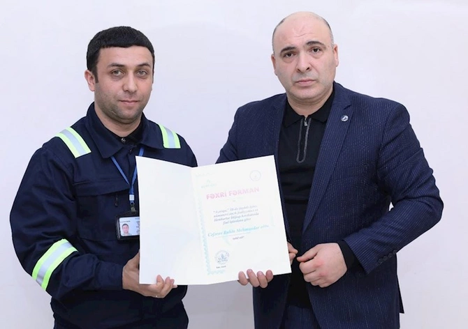 Gəncə Regional qaz istismarı İdarəsinin 11 əməkdaşı təltif edildi — FOTOLAR