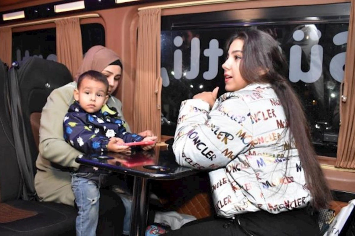 Daha 88 Füzuli sakini doğma yurdlarına yola salındı