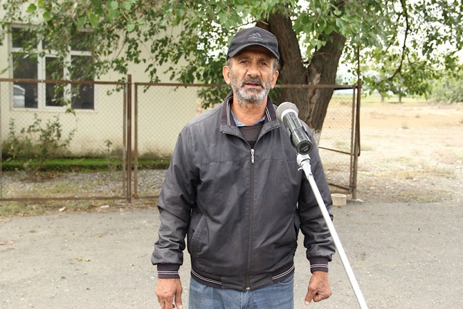 Səyyar qəbul otağı Goranboy rayonunun Boluslu kəndində quruldu — FOTOLAR