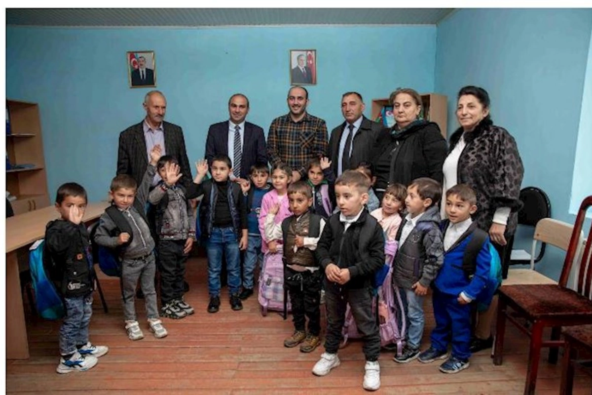 “Daşlı bulaq” kənd məktəblilərini sevindirdi — FOTOLAR