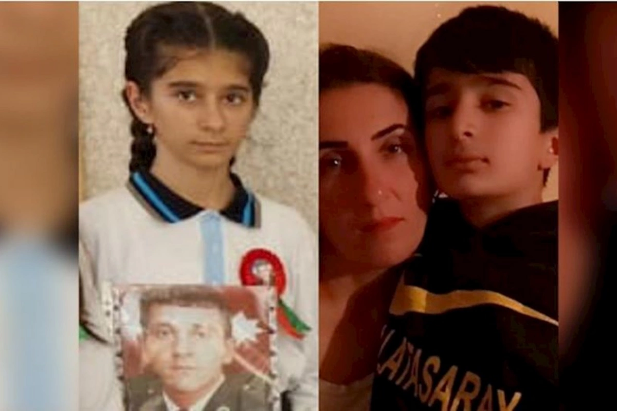 Hacıqabulda yanaraq ölən ana və övladlarının FOTOSU