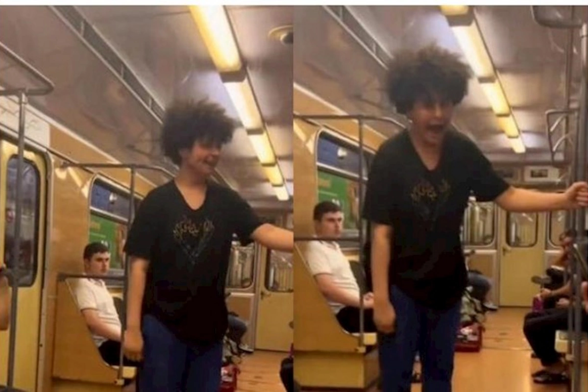 Metroda qışqırdı, ictimai yerdə narahatlıq yaratdı: Bu gəncə dur deyən olacaqmı? — VİDEO