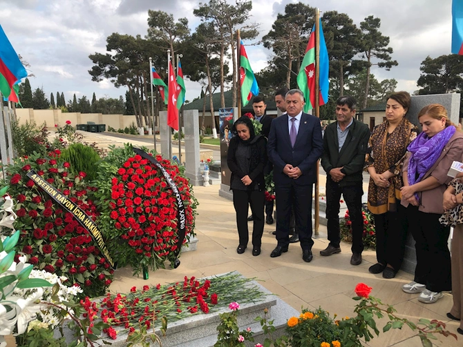 Abşeron şəhidllərinin il dönümləri qeyd olunur — FOTOLAR